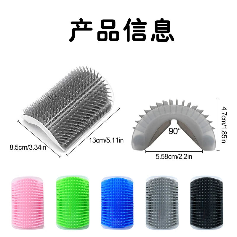 Candy Color Cat Wall Corner Scratcher Rubbers Massager