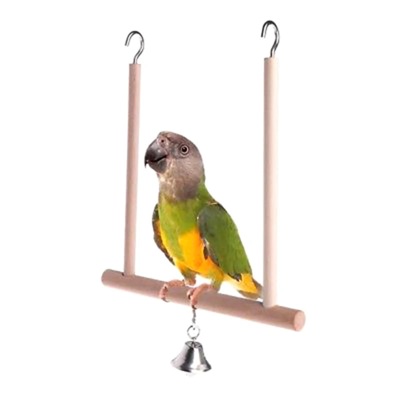 Bird Perch Stand Toy Wood Parrot Paw Grinding Stick