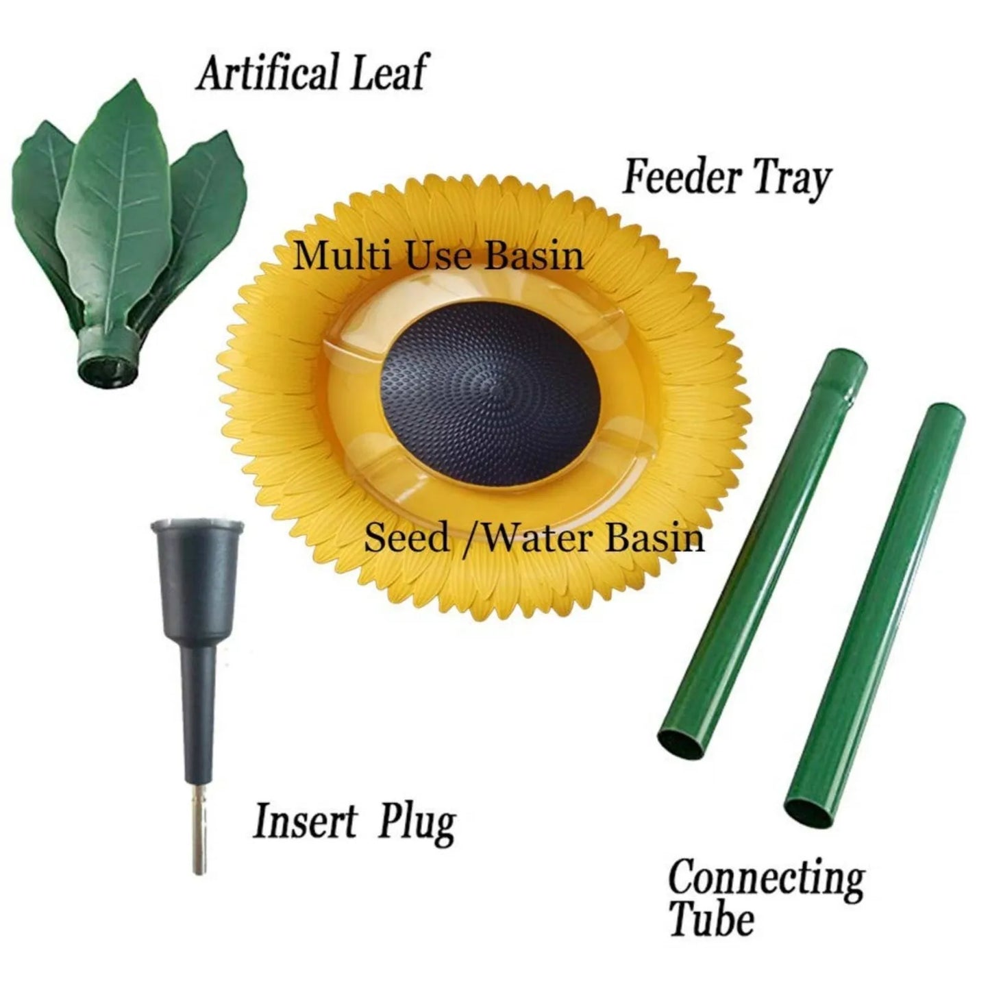 Sunflower Bird Outdoor Feeder