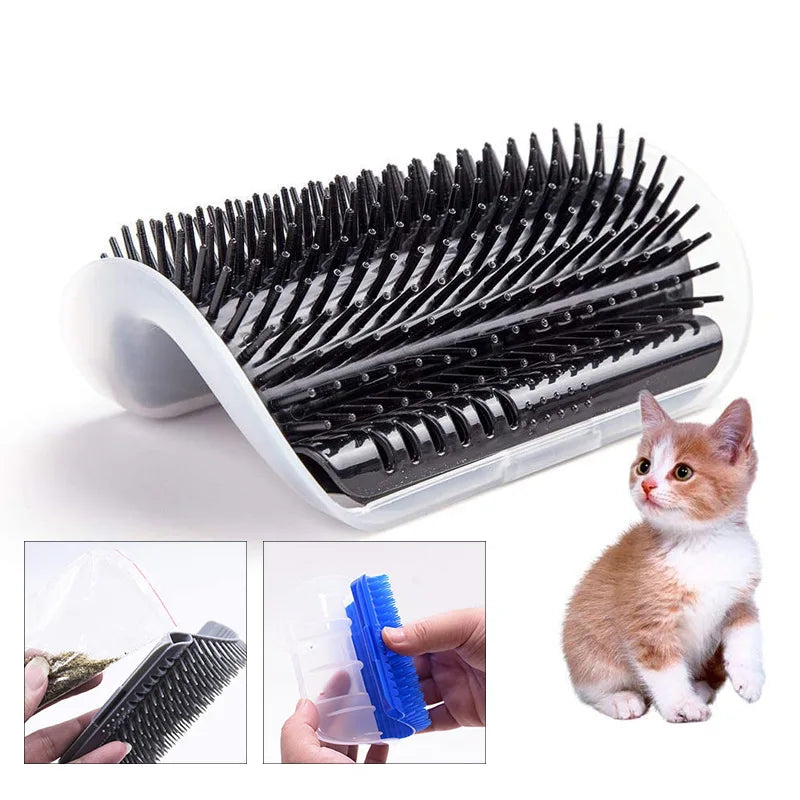 Candy Color Cat Wall Corner Scratcher Rubbers Massager