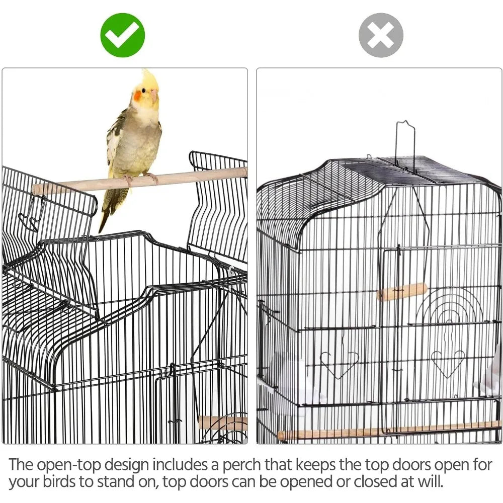41-inch Open Top Medium Bird Cages