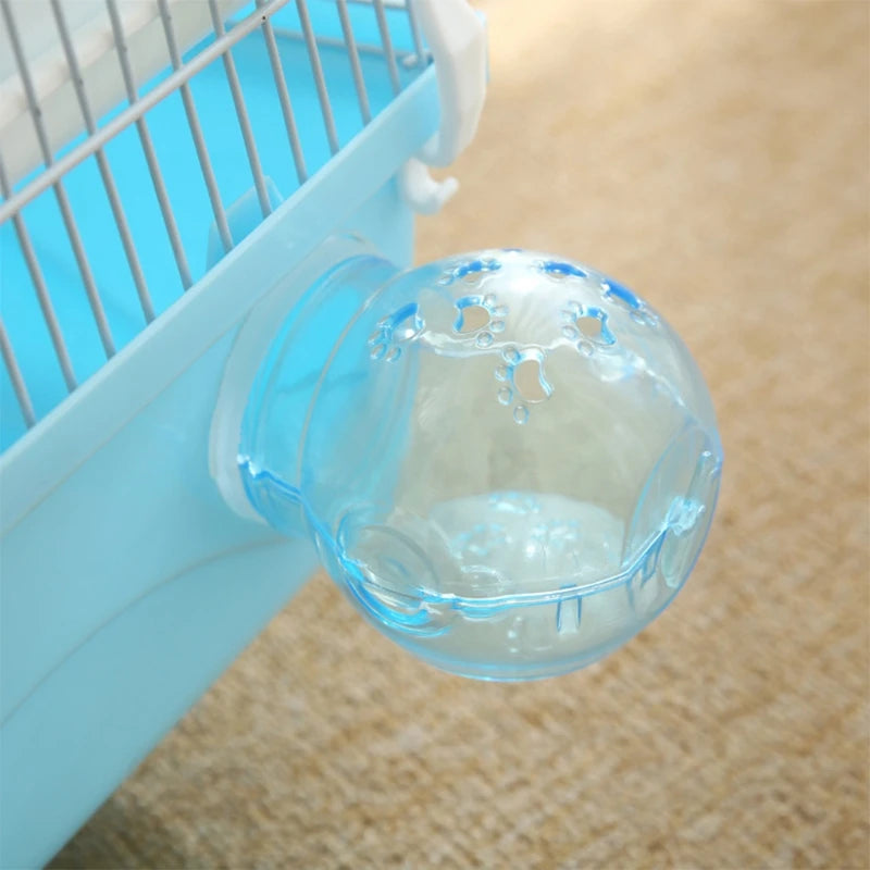 Transparent Hamster External Bathroom Pipe Cage