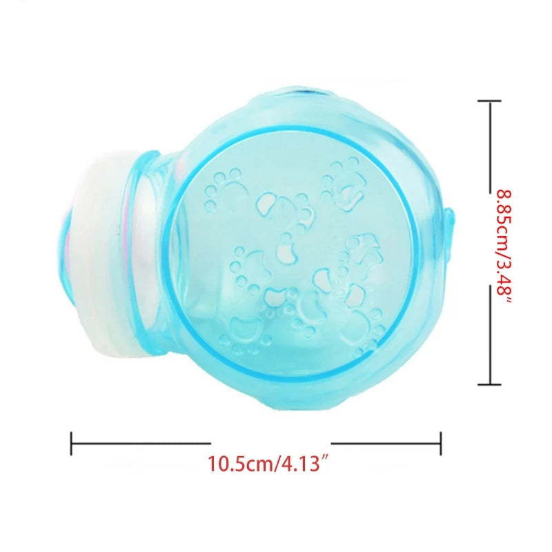 Transparent Hamster External Bathroom Pipe Cage