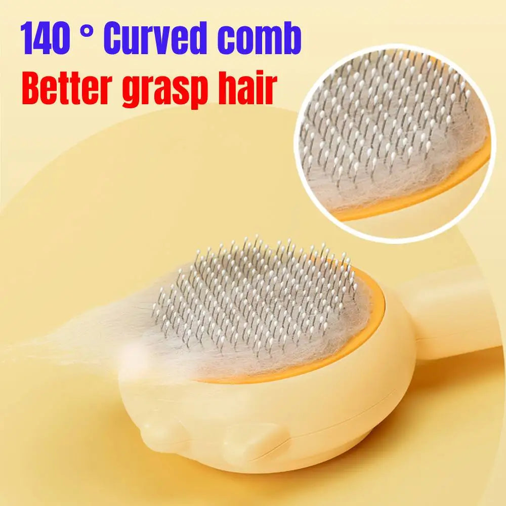Pet Hair Removal Brush and Grooming Tool for Cats and Dogs