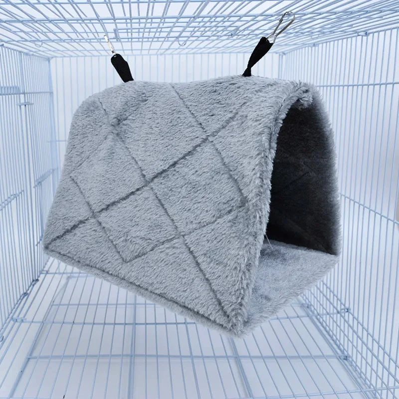 Warm Bird Parrot Cages Pet Bird Hammock Hanging Tent Bed for Bird