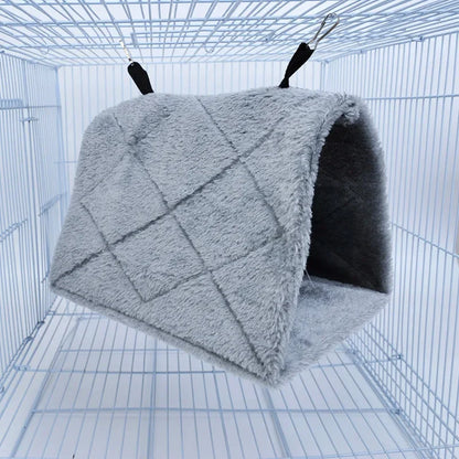 Warm Bird Parrot Cages Pet Bird Hammock Hanging Tent Bed for Bird