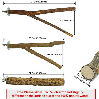 Birds perch, bird toy, standing stick, bird supplies, Sichuan pepper