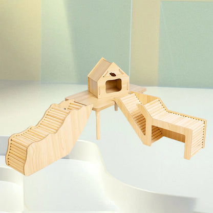 Washable Hamster Hideaway Wooden House