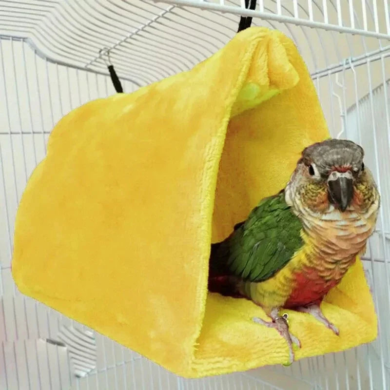 Warm Bird Parrot Cages Pet Bird Hammock Hanging Tent Bed for Bird