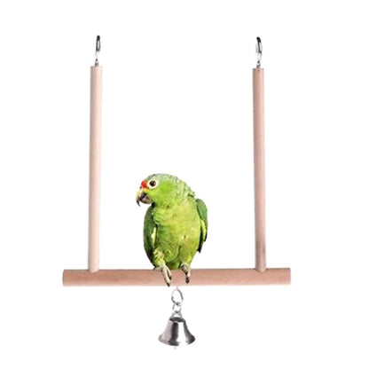 Bird Perch Stand Toy Wood Parrot Paw Grinding Stick