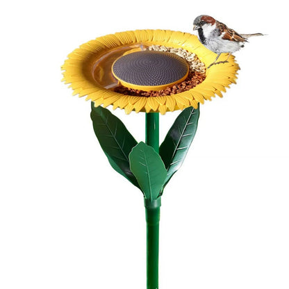 Sunflower Bird Outdoor Feeder