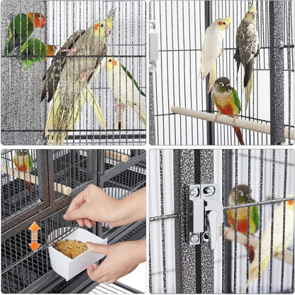 Bird Cage, 41.5 "stackable Separation, Canary Parrot Cage for Breeders