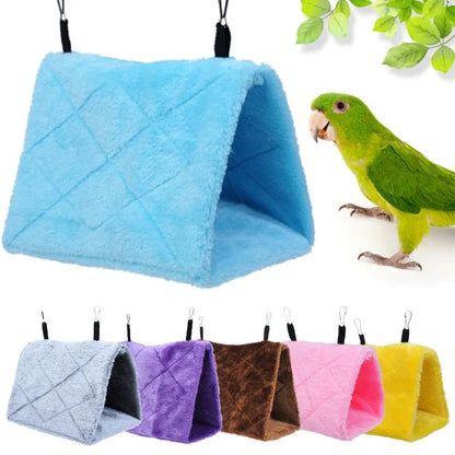 Warm Bird Parrot Cages Pet Bird Hammock Hanging Tent Bed for Bird