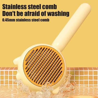 Pet Hair Removal Brush and Grooming Tool for Cats and Dogs